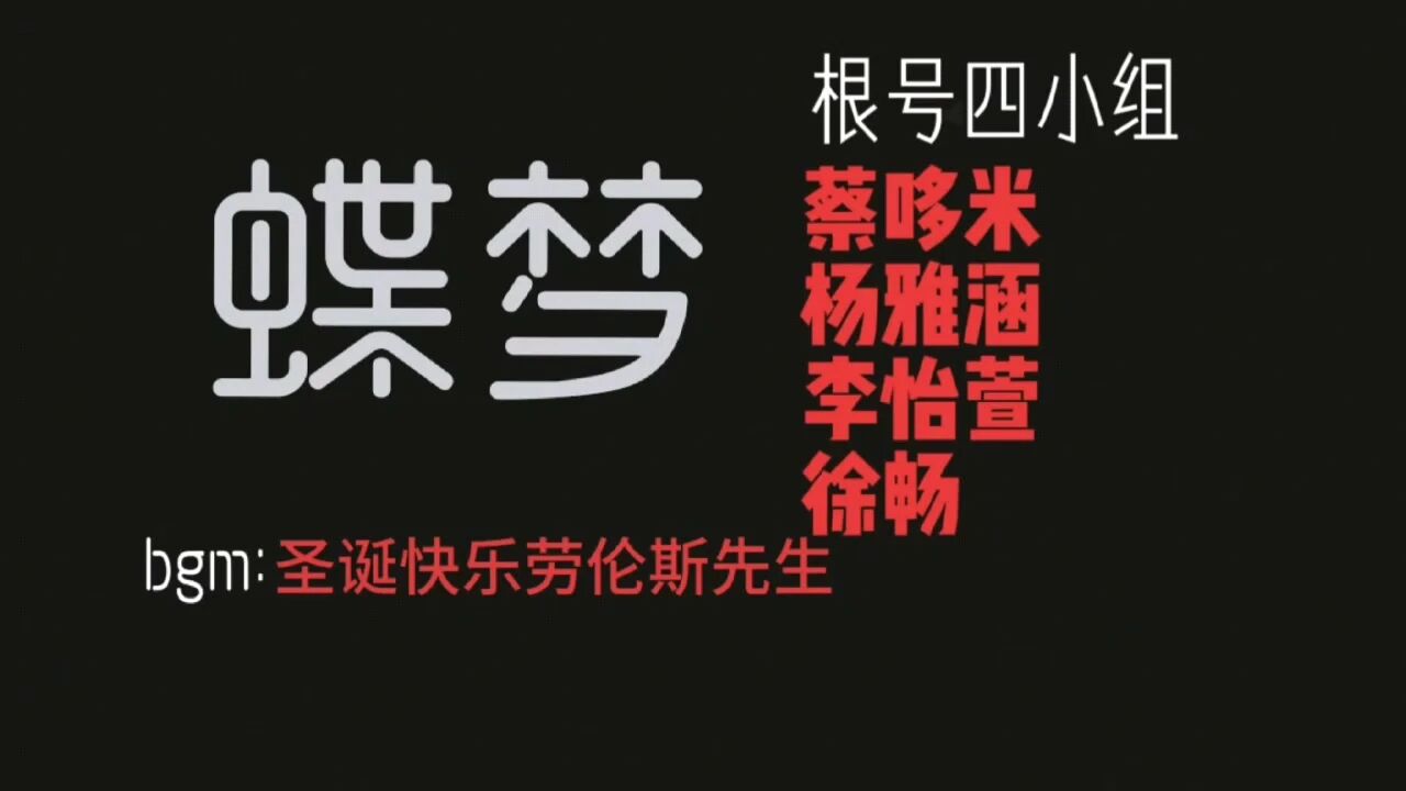 第24次眨眼项目的小组片头画面